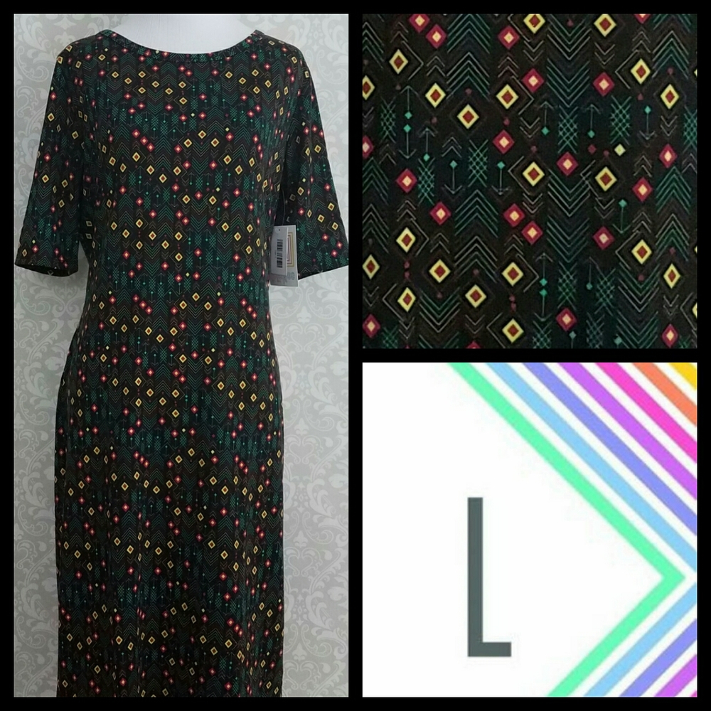 LulaRoe Julia Dress Large
